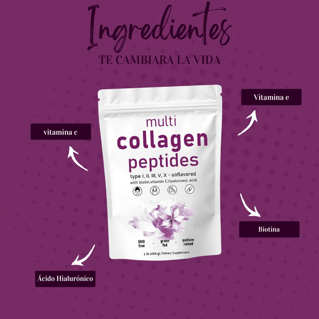 💊 Multi Collagen Peptides ✨  ¡Adiós vejez! 👵➡👩  Envío GRATIS 🎁