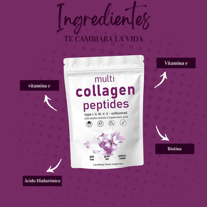 💊 Multi Collagen Peptides ✨  ¡Adiós vejez! 👵➡👩  Envío GRATIS 🎁